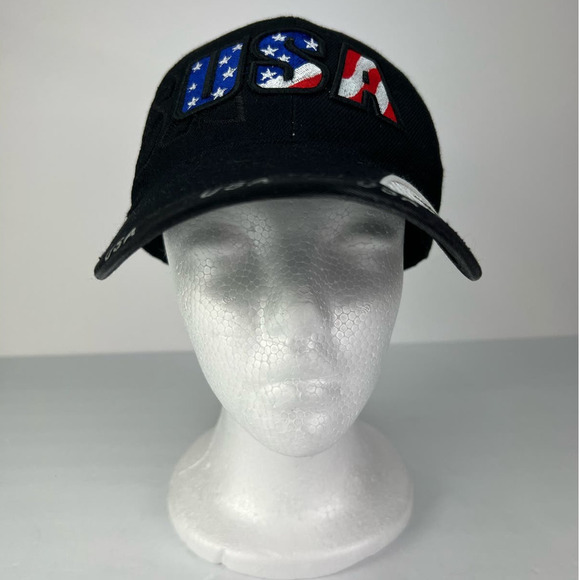 USA AMERICAN FLAG Embroidered Cap Adjustable Baseball Hats Olympics Patriotic - Picture 3 of 6